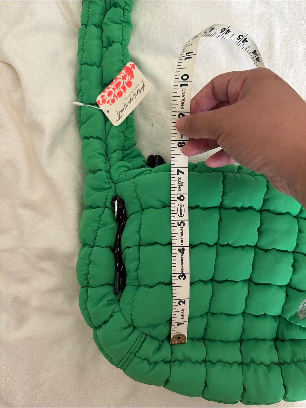 Free People Movement Quilted Baby Carryall Sling Bag in Green NWT - Picture 10 of 12